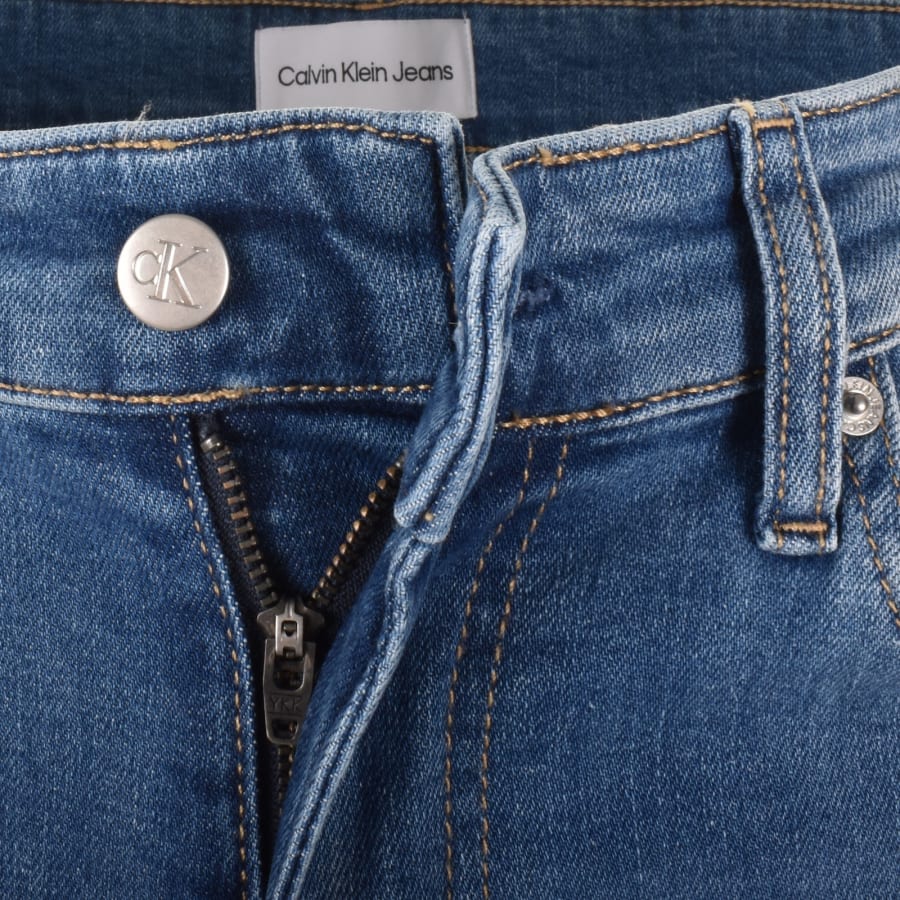 Calvin Klein Jeans Slim Fit Mid Wash Jeans Blue Mainline Menswear Australia